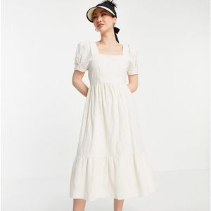 cotton midi dress